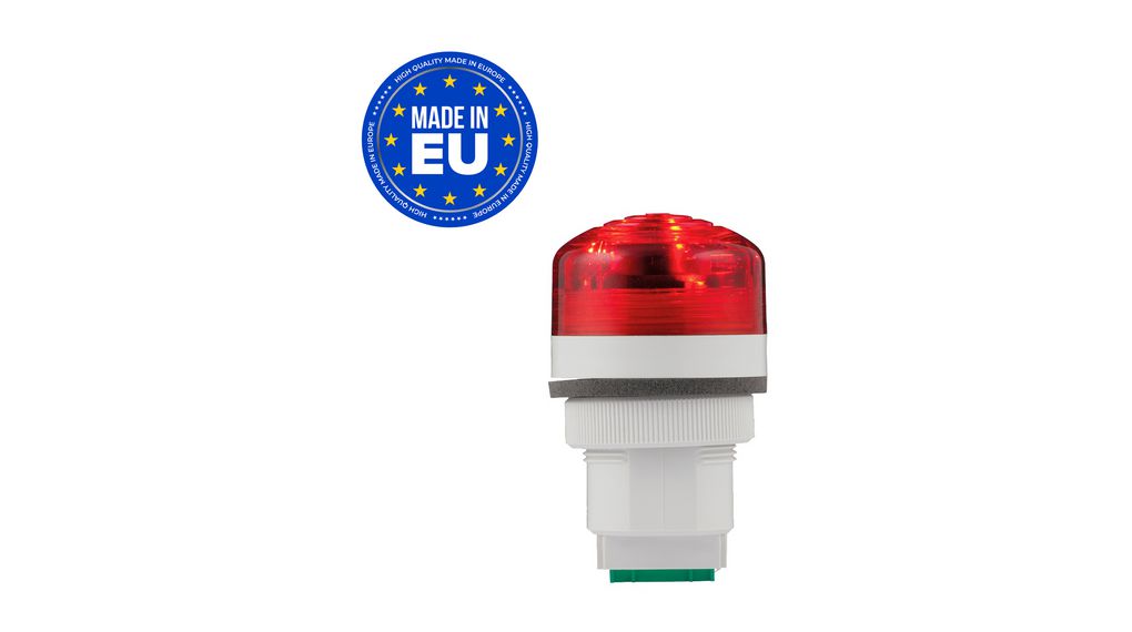Sygnalizator LED AC / DC 24V 110mA 41mm Czerwony IP65 P40